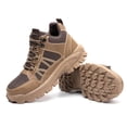 thumbnail image 6 of XIMIN Men Hiking Shoes Slip Resistant Safety Shoes Indestructible Construction Waterproof Trail Fashion Sneakers Breathable Lightweight Non-Slip Outdoor Walking Sports Shoes, 6 of 8