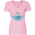 thumbnail image 3 of Inktastic Fort Myers Beach Florida Vacation Women's V-Neck T-Shirt, 3 of 5