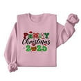 thumbnail image 3 of Merry Christmas Sweatshirts Womens Crewneck Christmas Printed Shirts Loose Long Sleeve Blouses Casual Xmas Sweatshirt Holiday Party Pullover Sweater Tops L, 3 of 8