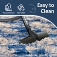 thumbnail image 4 of Pentantan 8ft x 10ft Shag Area Rug, Soft Fluffy Rugs for Living Room Bedroom, Modern Tie-dye Home Carpet, Blue, 4 of 7