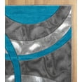 thumbnail image 6 of GLORY RUGS Area Rug Modern 8x10 Turquoise Circles Geometry Soft Hand Carved Contemporary Floor Carpet Fluffy Texture for Indoor Living Dining Room and Bedroom Area, 6 of 6