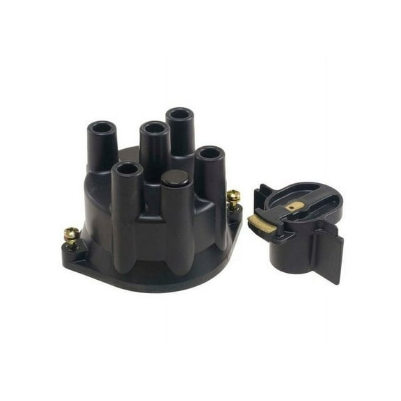 Distributor Cap and Rotor Kit - Compatible with 1995 - 1996 Nissan Pickup 2.4L 4-Cylinder