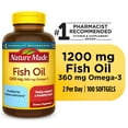 thumbnail image 4 of Nature Made Fish Oil 1200 mg Softgels, 100 Count, 4 of 5