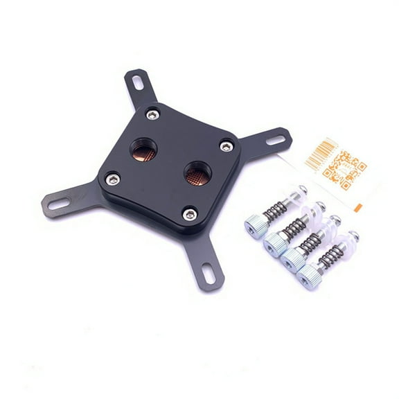 9x9cm Steel Water Cooling Block Liquid Water Cooler Heat Sink Endothermic for He