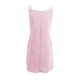 thumbnail image 3 of Vestido de Verano para Mujeres Cuello en V sin Mangas Sólido con Bolsillo de Eslinga, Vestido Casual de Moda para Diario Y Fiesta, 3 of 5