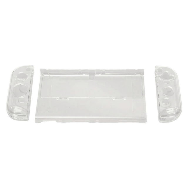 Clear Game Console Case Split Dockable Shockproof Gamepad Protective Shell for Switch OLED 2021 for Joy Con