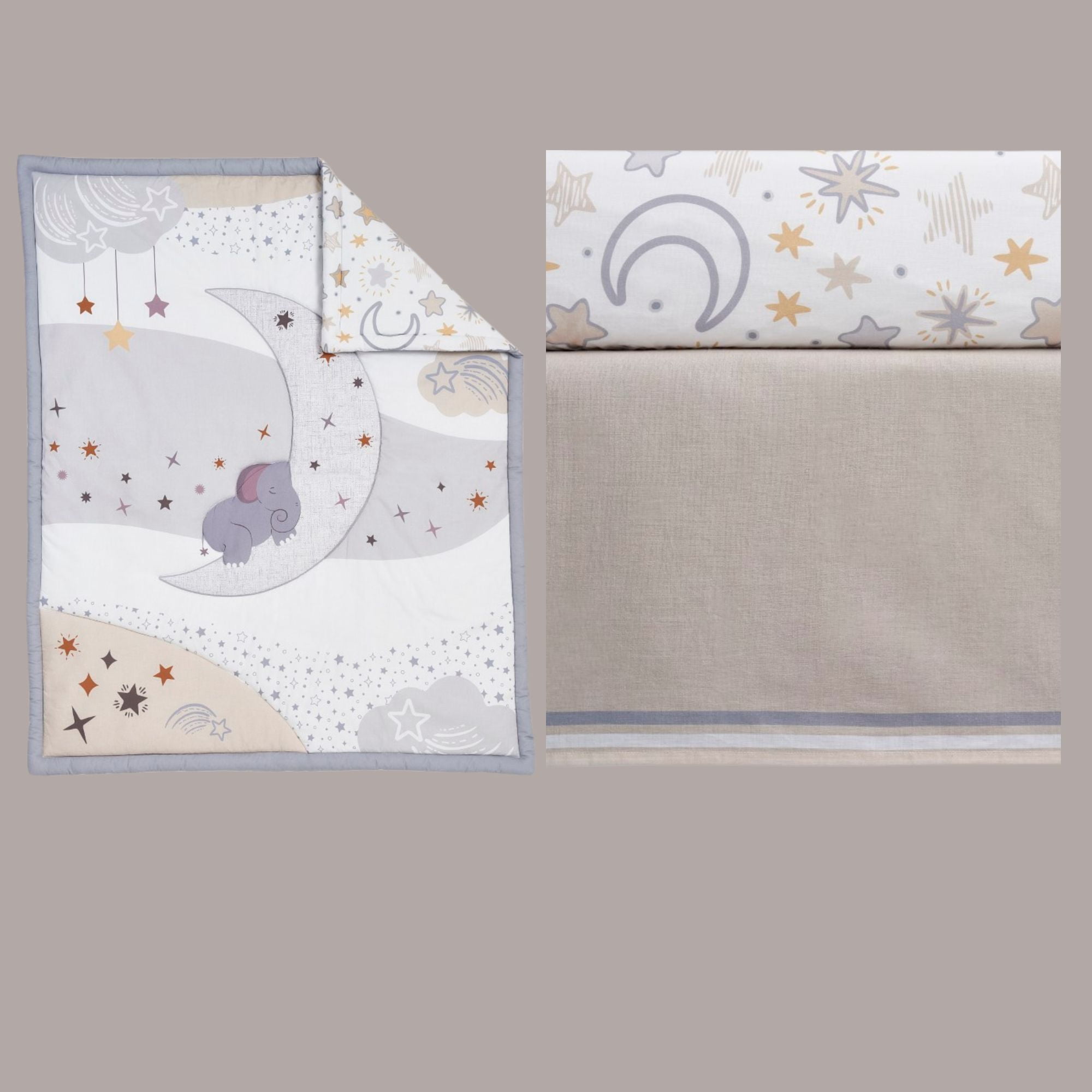 Oxford Baby Star Gazer (3 Pc Crib Nursery Bedding Set)