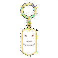 thumbnail image 4 of Truck Driver Trucker Swivel Keychain Dog Tag Stainless Steel or 18k Gold, 4 of 10