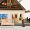 thumbnail image 5 of WHAMVOX Simulation Mini Bench Miniature Garden Bench Wood 1Pcs Scene Decoration for Collectors, 5 of 5