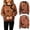 Coffee01, variant on Women Spider Jacquard Crewneck Sweater, Halloween Themed Contrast Trim Raglan Long Sleeve Loose Knit Pullover Top(Coffee02,M)