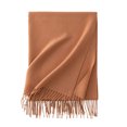 thumbnail image 4 of Ahabrexf Warm Scarfs for Women,Solid Color Soft Faux Fabric Shawl for All Seasons, 4 of 4
