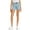 Acid Trip, variant on [BLANKNYC] Womens Denim Midi Cutoff Shorts