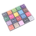 thumbnail image 3 of Coloured Ink Pad, Abrasion Resistance Beautiful Appearance Ink Pad, 20 Kinds  Durability Outdoor For Experiment, 3 of 8