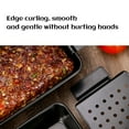 thumbnail image 4 of Molde para pastel de carne de fácil limpieza, uso multipropósito para una cocción más saludable, superficie antiadherente que garantiza una fácil liberación para hornear, asas anchas para un agarre, 4 of 5