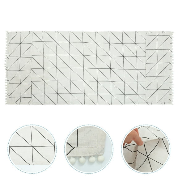 LEORX 1Pack Refrigerator Tops Protector White Cotton Dust-proof Cover Home Decoration Daily Use