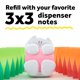 thumbnail image 5 of Dispensador de notas adhesivas Post-it White Cat con 45 hojas de 7,6 x 7,6 cm, 5 of 9