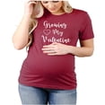 thumbnail image 2 of Growing My Valentine Valentines Day Pregnant Pregnancy Announcement Shirt (Raspberry, X Large), 2 of 6