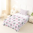 thumbnail image 5 of Erosebridal Cute Bow Knot Twin Sheet Sets For Girl,Football Sport Games Ball Theme Kids Bedding 3 Pieces, 5 of 6