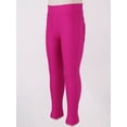 thumbnail image 4 of iiniim Girls Active Leggings Athletic Pants Workout Running Yoga Sports Dancewear Footless Tights Age 3-14 Hot Pink 13-14, 4 of 7