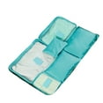 thumbnail image 3 of Bolsa de almacenamiento de viaje de 6 piezas Juego de bolsas de almacenamiento de equipaje de viaje impermeables Cubos de embalaje para maletas Azul, 3 of 12