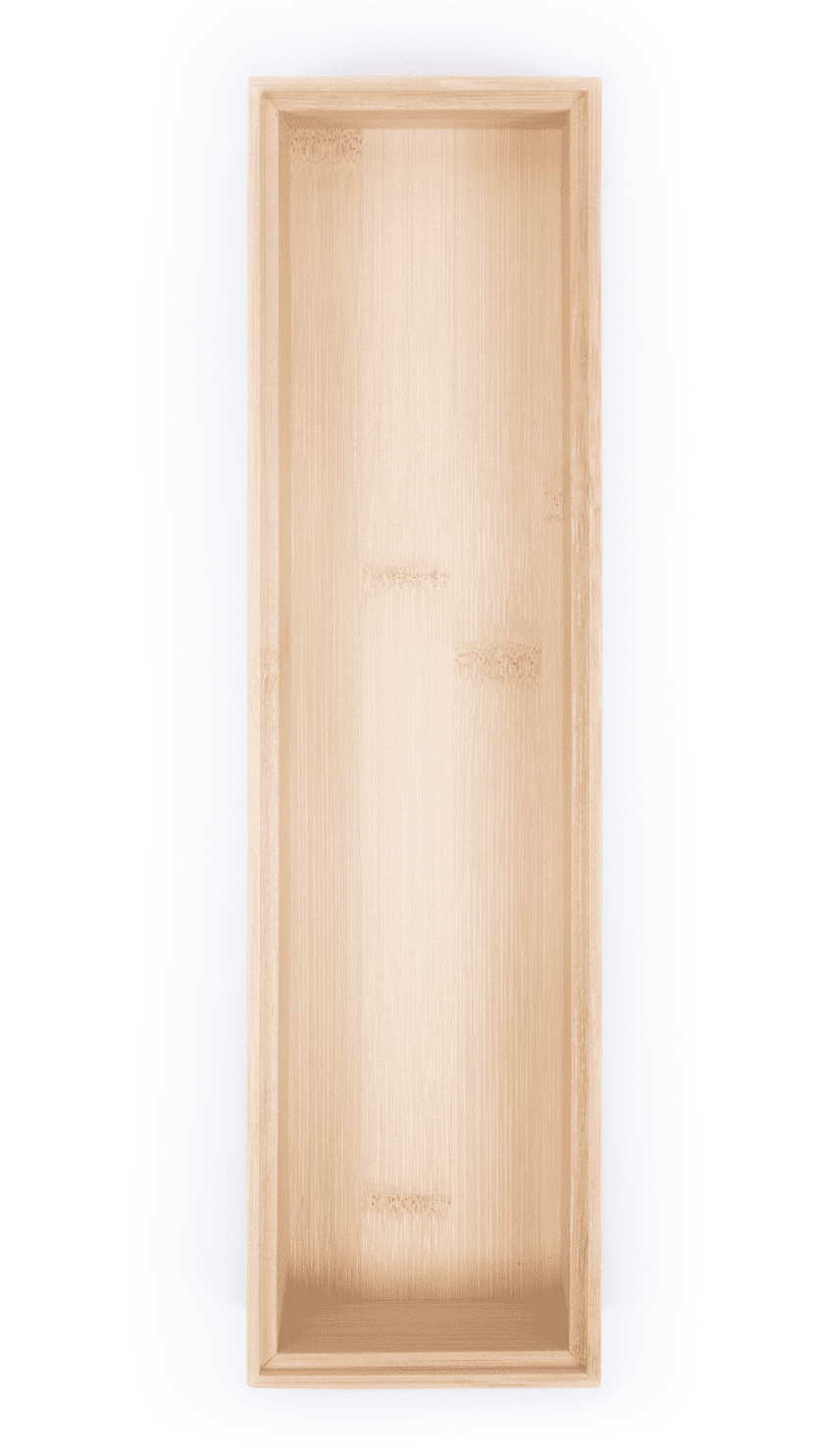 Organisateur de tiroir long en bambou Better Homes & Gardens, 12 x 3.14 x 1.96inch, couleur bambou naturel BHG PL BAMBOU 3X12 ORG