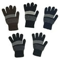 thumbnail image 2 of Wholesale Winter Gloves Beanies, Warm Thick Thermal Bulk Case Pack Unisex Men Women (Gloves, Assorted Striped, 120 Pairs), 2 of 7