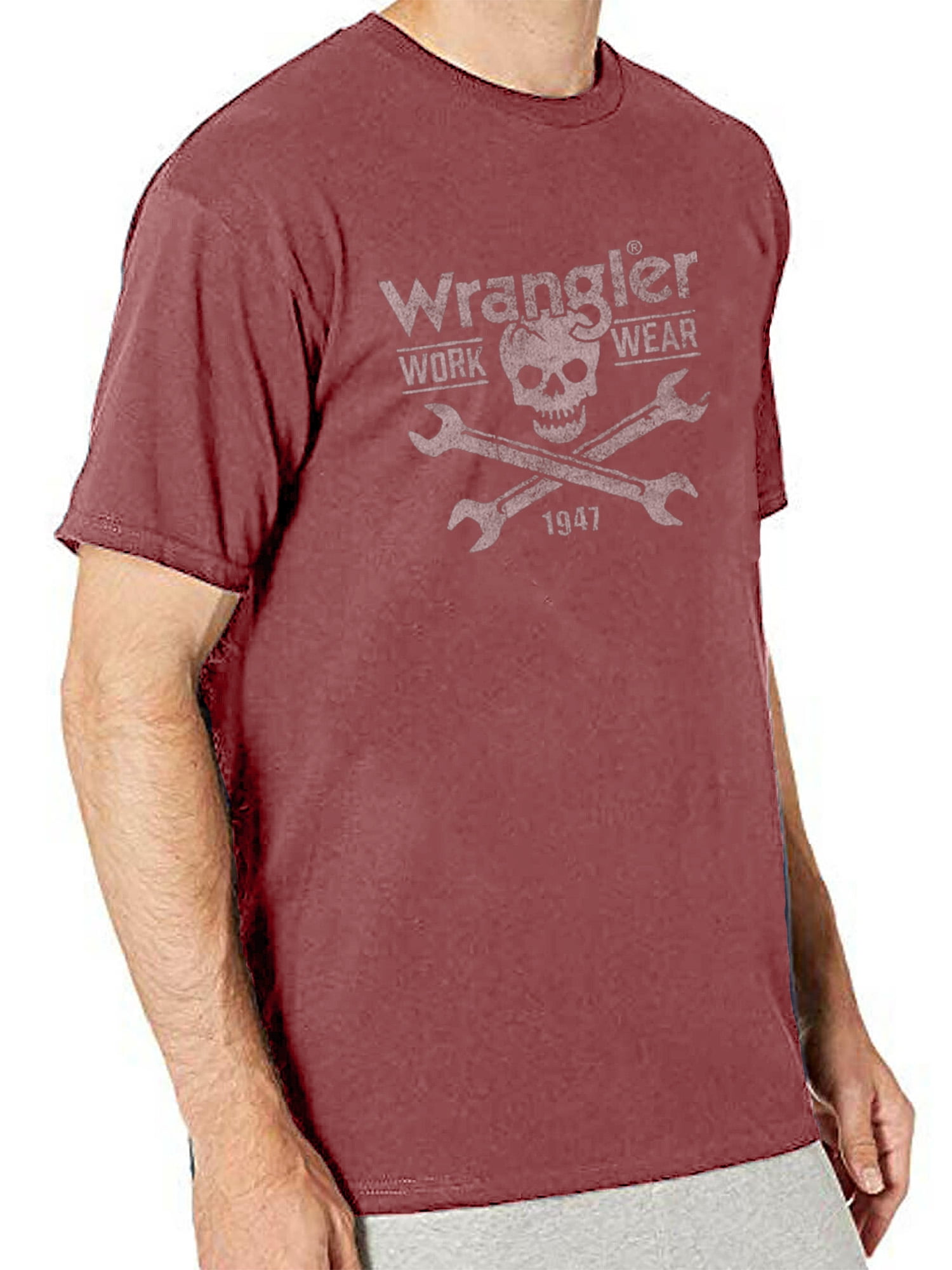 Wrangler Men's Big and Tall Graphic T-Shirts , Big Size's up to 6XL and Tall Size's up to 5XT