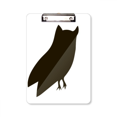 thumbnail image 1 of Black Owl Animal Portrayal Clipboard Folder Writing Pad Backing Plate A4, 1 of 4