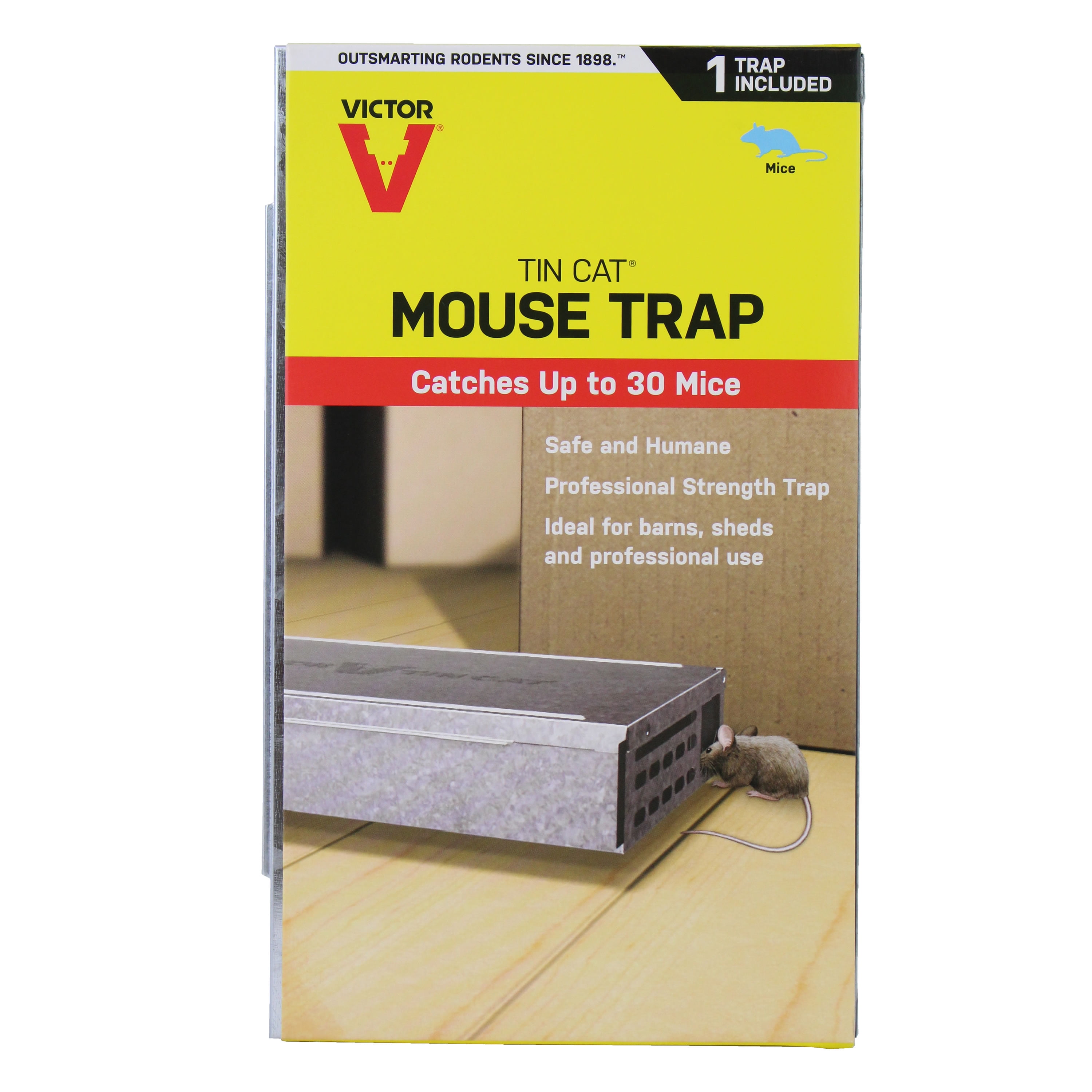 Tin Cat Multi-Catch and Release Humane Live Mouse Trap with Clear Window  Lid for Indoor Outdoor Use | Sold by Canadian Supplier Local Pest Control  (2