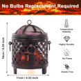 thumbnail image 4 of Calentador de cera para chimenea Dicimi, 4 en 1, de cobre, 4 of 8