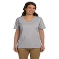 thumbnail image 1 of Hanes T-Shirt Col en V Coupe Décontractée pour Femmes ComfortSoft, Style 5780, 1 of 1