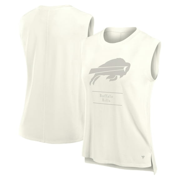 Women's Fanatics Cream Buffalo Bills Studio Embrace Tank Top