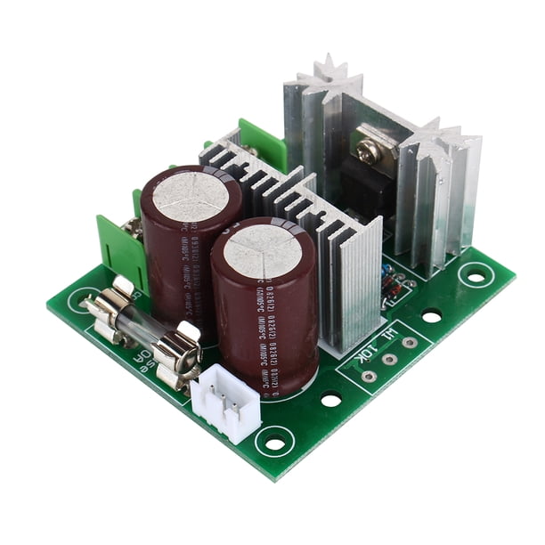 Controlador De Velocidad Del Motor PWM DC, Fusible De 10 A Totalmente Ajustable De 10 % A 100 % Interruptor Del Controlador De Velocidad Del Motor Con Fusible, Alta Eficiencia Para Mgaxyff PWM DC Motor Speed Controller