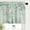 M12, variant on Flower Botanical Kitchen Valance, Prevent Glare Decorative Solid Window Treatment for Farmhouse, Cafe, Office, Rod Pocket, W52 x L18 Inches