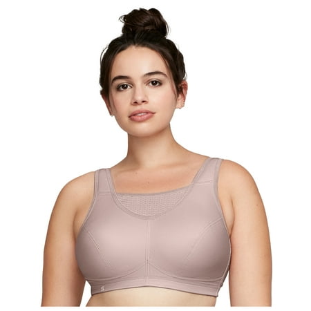 

Glamorise Full Figure Plus Size No-Bounce Camisole Elite Sports Bra Wirefree #1067