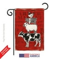 thumbnail image 2 of Breeze Decor BD-FA-G-110123-IP-BO-D-US18-WA 13 x 18.5 in. Barnyard Friends Nature Farm Animals Impressions Decorative Vertical Double Sided Garden Flag, 2 of 4