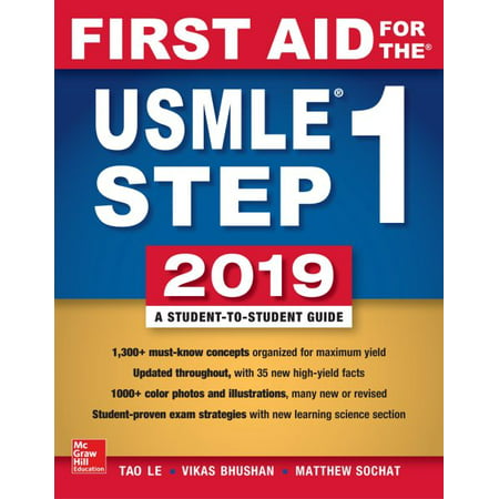 First Aid for the USMLE Step 1 2019, Twenty-Ninth (Best Medical Strains 2019)