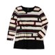 thumbnail image 1 of Alfani Blusa de rayas para mujer, multicolor, grande Alfani Pull-over, 1 of 1