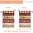 thumbnail image 3 of Fall Thanksgiving Garden Flag,Thankful Saying Yard Flag 12.5x18 Inch Vertical Double Sided, Harvest Wishes Thanksgiving Decorations for Home, Farmhouse Rustic Outdoor Fall Decor, 3 of 6