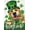 Multicolor, variant on Welcome St Patricks Day Golden Retriever Dog Decorative Garden Flag, Puppy Green Hat Shamrock Clover Yard Outside Decorations, Irish Spring Holiday Outdoor Small Home Decor Double Sided 12x18