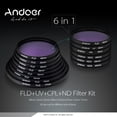 thumbnail image 1 of Andoer 67 mm Kit de filtro de fotografía Set Filtro Andoer  Placa ND, 1 of 6