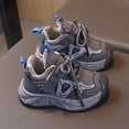 thumbnail image 5 of WNVMWI Toddler Girls Running Sneakers Childrens Walking Shoes with Hook And Loop Kids Casual Sports Shoe Grey Sizs 6, 5 of 5
