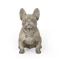 thumbnail image 2 of Kohlson Outdoor Lightweight Concrete French Bulldog Garden Statue, Gray, 2 of 8