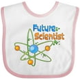 thumbnail image 3 of Inktastic Future Scientist with Atom Boys or Girls Baby Bib, 3 of 4