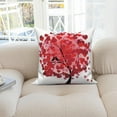 thumbnail image 5 of Valentine's Day Throw Pillow Covers 18x18 Set of 2,Red Love Hearts Tree Decorative Pillow Cases for Bedroom Sofa Couch, 5 of 6