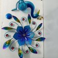 thumbnail image 4 of Estatua de pavo real, turbina eólica, lámpara Solar, decoración artística, estatuilla de Animal, escultura decorativa para jardín al aire libre, 4 of 5