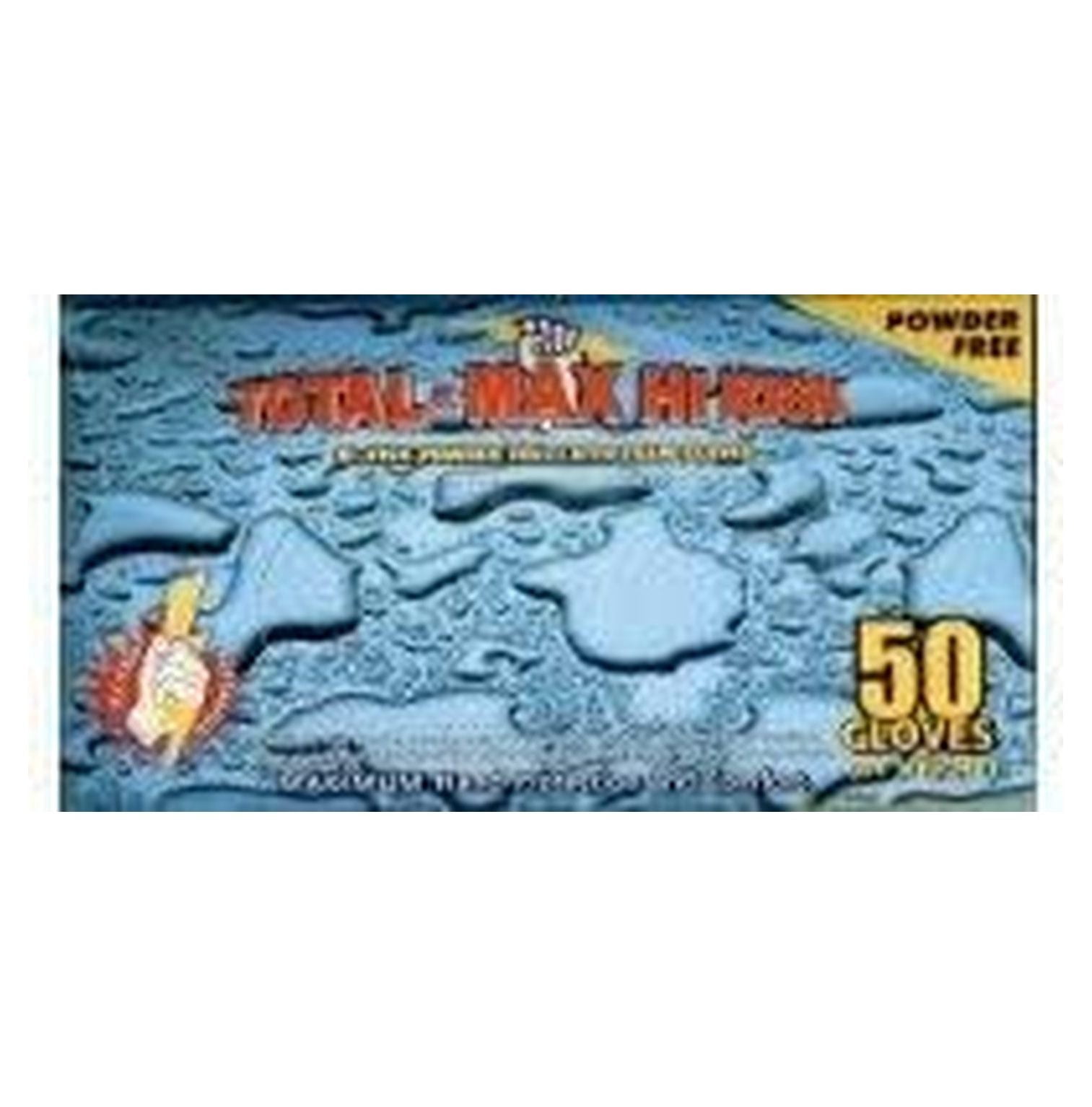 Total Max High Risk Latex Powder-Free Exam Gloves 15 mil X-Large, Case (10 BX/CS)