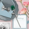 thumbnail image 4 of Hvmvliv Natural Crystal Semi Gemstone Rose Decoration - Handcrafted Valentine's Day Wedding Gift for Romantic Occasions and Keepsakes Green, 4 of 7