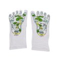 thumbnail image 2 of Chaussettes Vertes Masseur de Pieds Carte d'Acupression Réflexologie, 2 of 5