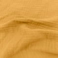 thumbnail image 3 of 55" Wide 100% Cotton Gauze Fabric by the Yard - 130GSM, Lightweight, 2-Way Stretch, Soft & Breathable - Apparel, Clothing, Headbands, Decorations, Drapery & DIY -Honey Mustard, 3 of 4